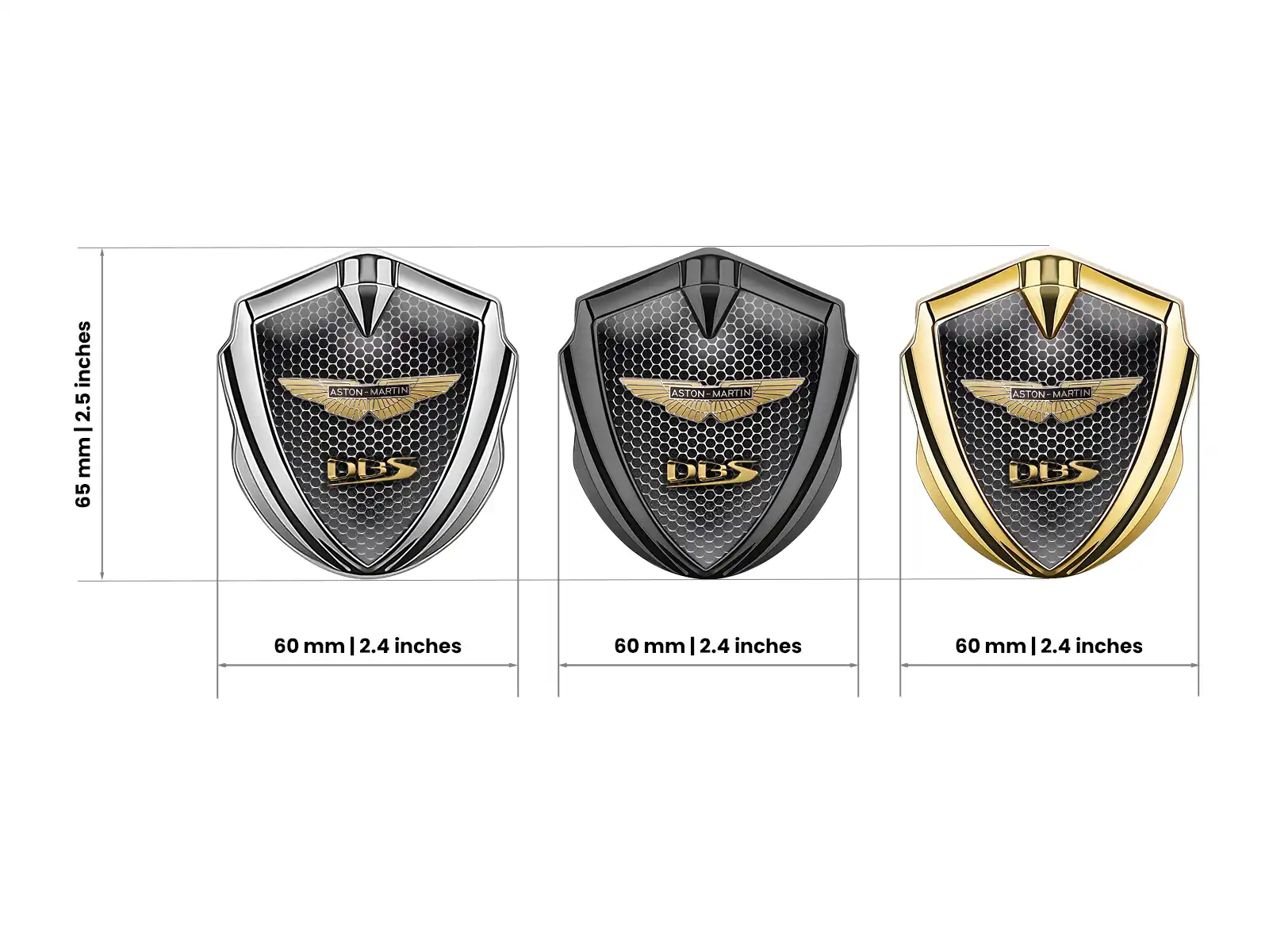 Aston Martin Emblem Metall Abzeichen Robuster Premium Bau